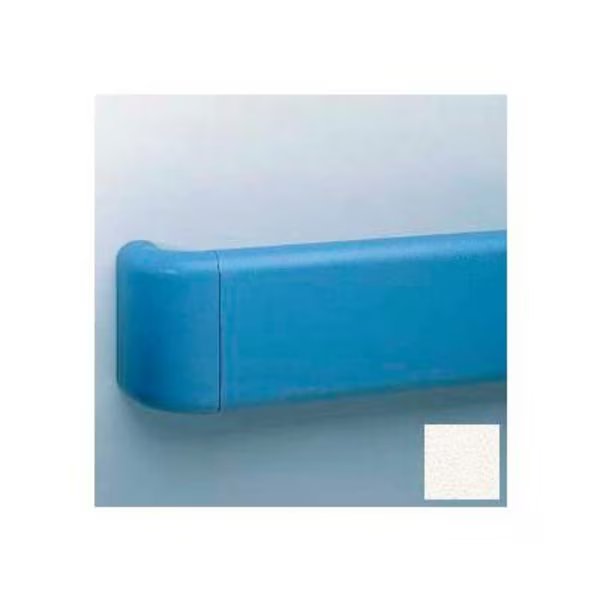 Aluminum-Reinforced Return For Br-530 Handrail, White, Pawling, Mfr#: BR-535-0-10